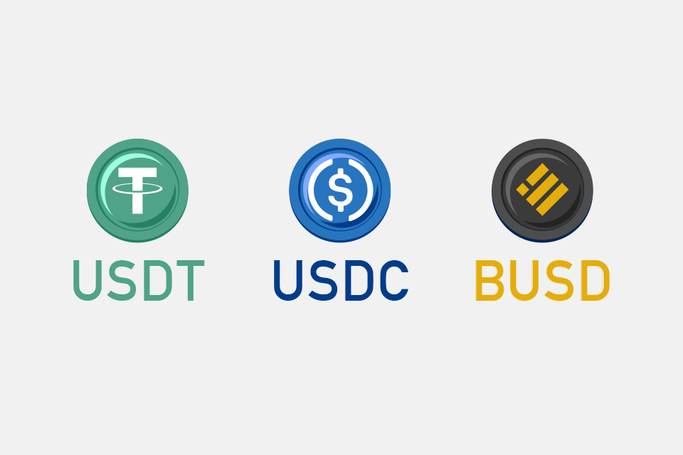 BUSD・USDT・USDCの比較表