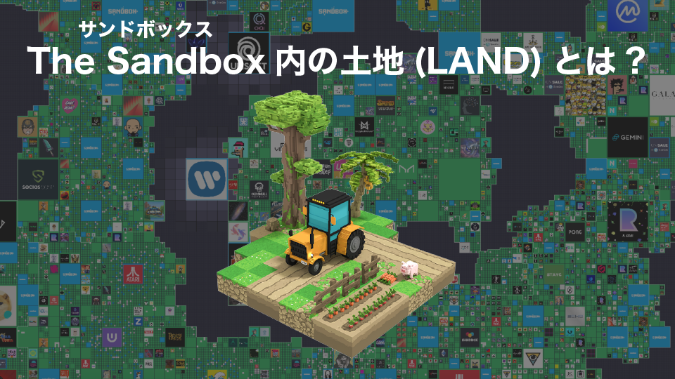 The Sandbox(サンドボックス)内の土地(LAND)について