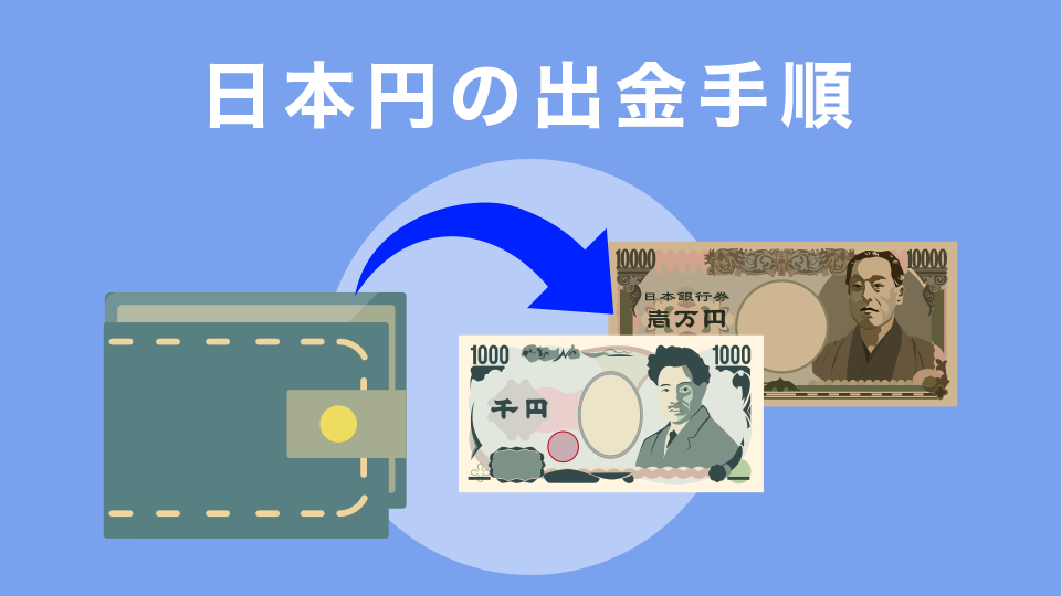 日本円の出金手順