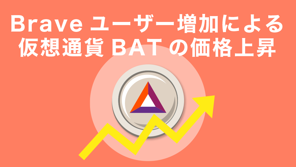 「Brave」のユーザー数増加による仮想通貨BATの価格上昇