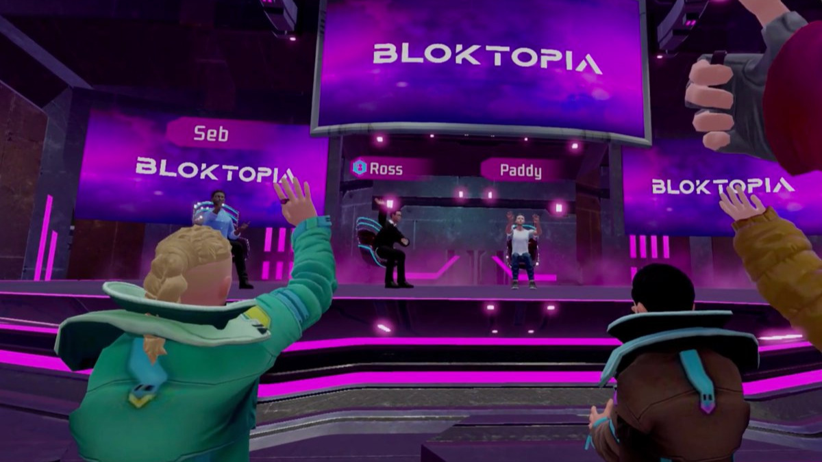 Bloktopiaが運営するmetaspace内の様子