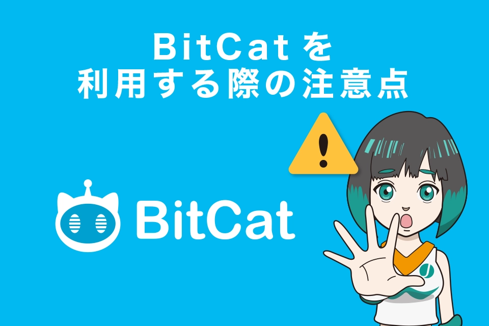 BitCatを利用する際の注意点