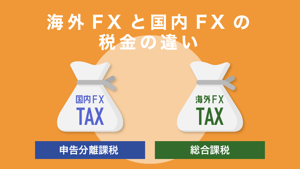 海外FXと国内FXの税金の違い