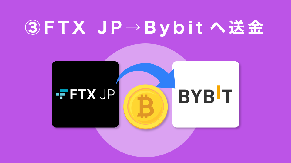 手順③FTX JP→Bybitへ送金