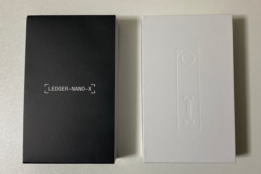 Ledger nano X「本体のチェック1」