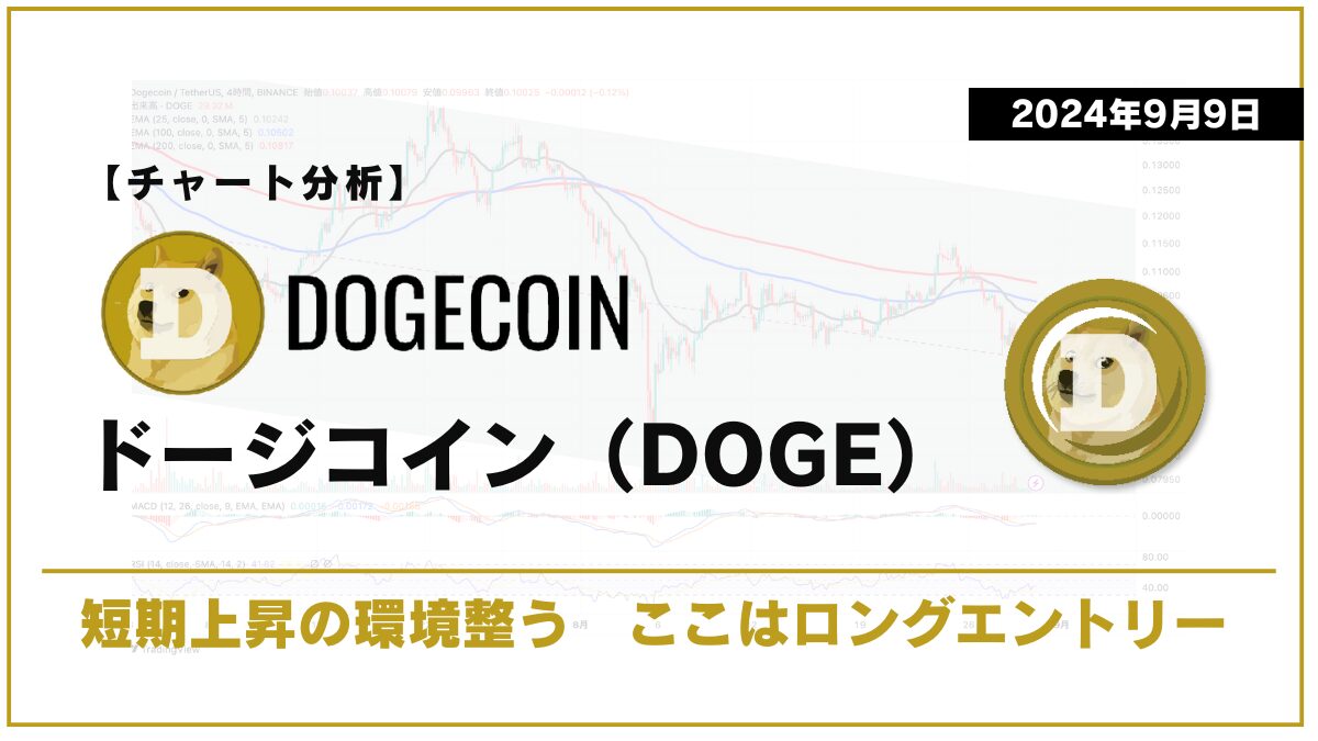 ドージコイン（DOGE）チャート分析9月9日