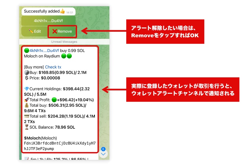 GMGN使い方「ウォレットアラート3」