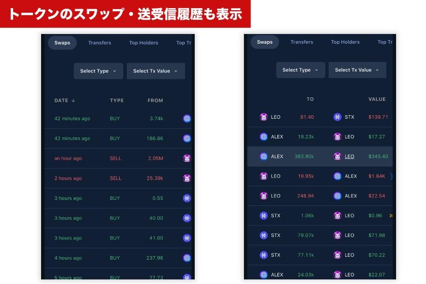 STXTools「トークン画面3」